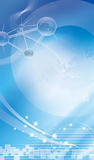 科技背景广告素材图片