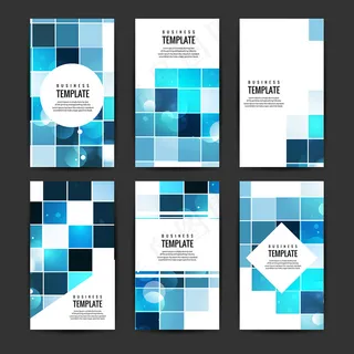 蓝色科技商务背景底纹EPS矢量