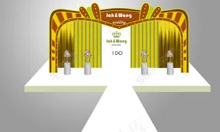 婚庆主背景效果图