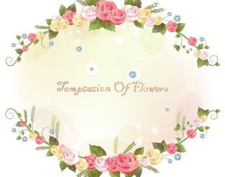 韩国植物装饰边框矢量图21