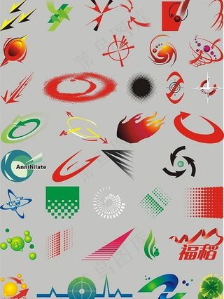 标签创意图形图片