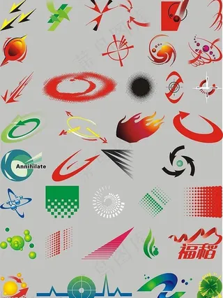 标签创意图形图片