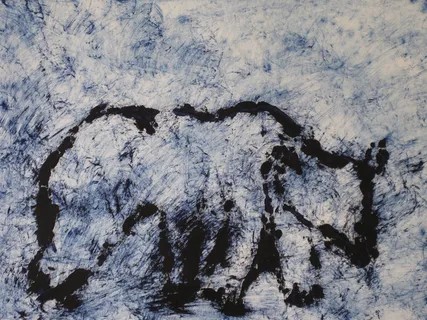 油画熊油画图片 油画熊油画图片