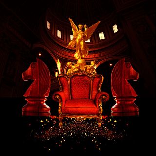 高贵王座地产海报PSD分层素