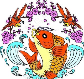 吉祥图案 中华传统图案 动物装饰图案 矢量素材 CDR格式_0009