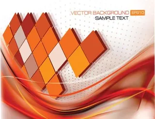 优雅抽象背景矢量素材二