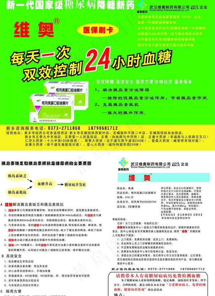 药品宣传页图片cdr矢量模版下载