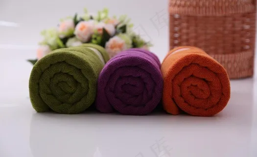 浴巾摄影 浴巾 毛巾图片