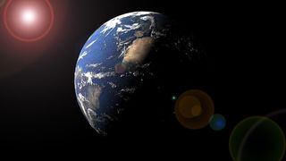 地球的运动背景的黑暗面 视频免费下...