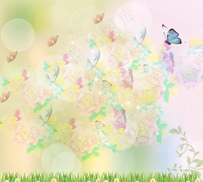 淡雅背景图片(3118X2976(DPI:72))psd模版下载