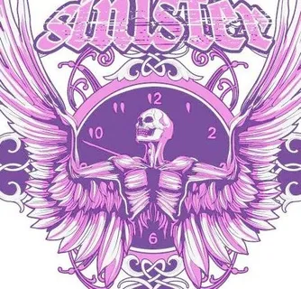 翅膀骷髅头图片