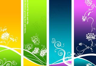 时尚花纹背景图片