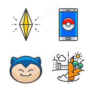 精美简约icon图标