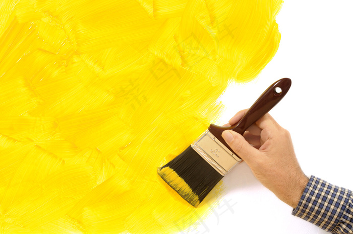 黄色背景矢量图