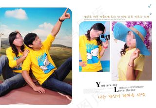 影楼情侣婚纱模板