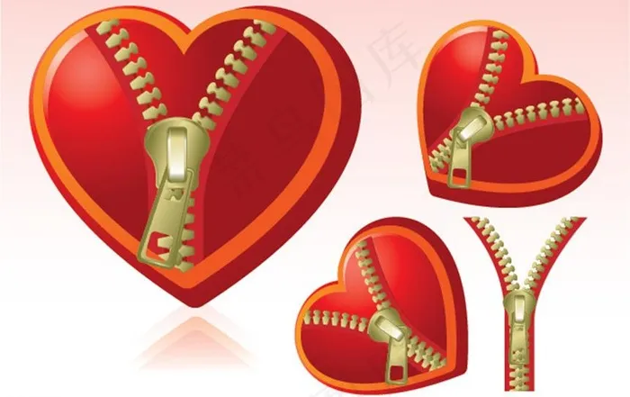情人节红心设计图片eps,ai矢量模版下载