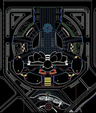 中心广场景观CAD图