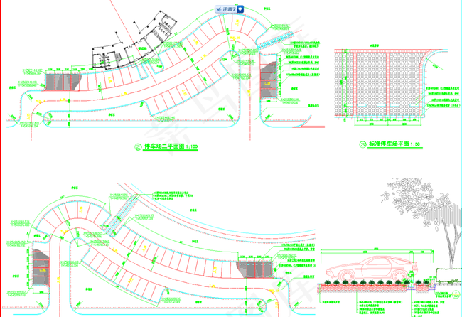公园景观 停车场图片