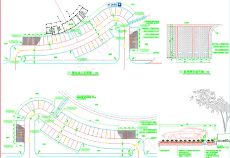 公园景观 停车场图片