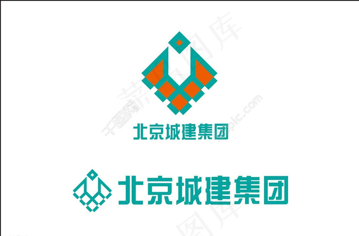 北京城建LOGO图片eps,ai矢量模版下载
