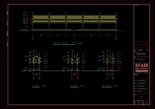 圆通宝殿建施cad大样