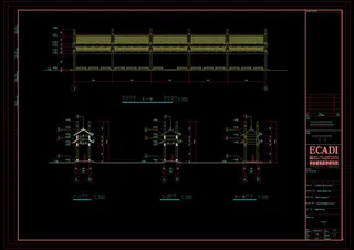 圆通宝殿建施cad大样