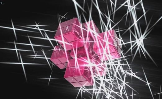 绚丽动感魔方led视频