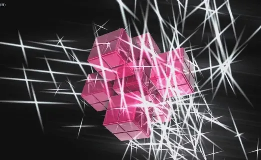 绚丽动感魔方led视频