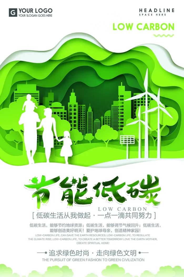 公益广告  节能 低碳 