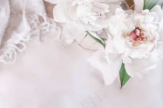 简约小清新文艺风插花静物摆拍背景