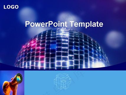 商务公司背景PPT模板