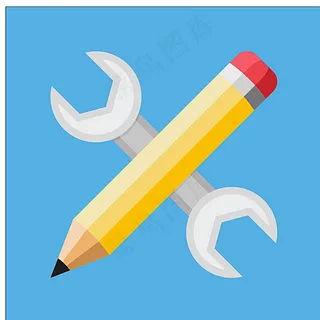 扁平化风格铅笔图片
