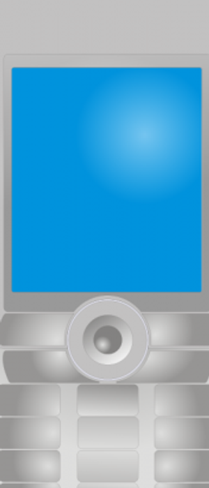 索爱手机的矢量绘图