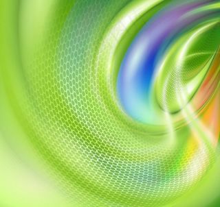 绿色动感线条光线背景图片