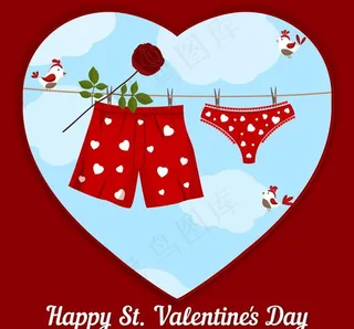 情人节情侣内衣图片