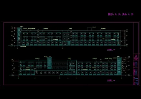 南北立面CAD图纸