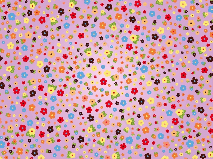 春天的模式向量