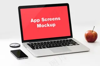 notebook场景ui样机APP...