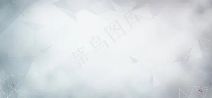 白色立体背景海报