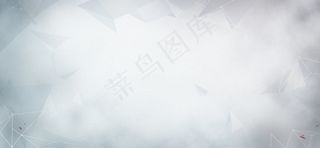 白色立体背景海报