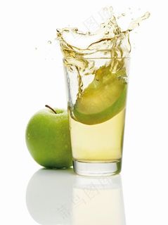 饮料与苹果图片
