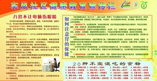 东风健康教育宣传栏图片