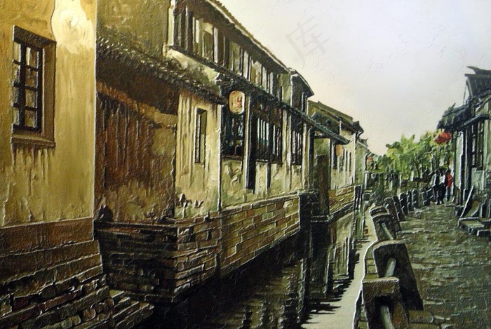 油画风景图片