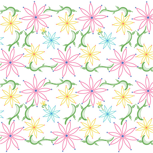 网页设计素材植物背景底纹矢量图