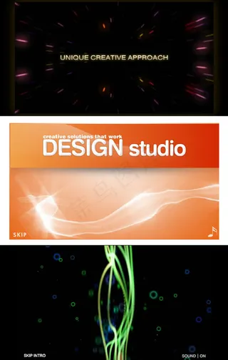 3款超动感的flash片头源文件