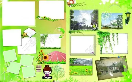 校园画册内页图片 校园画册内页图片