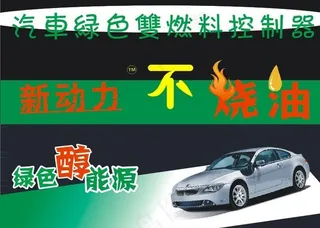 绿色节能名片图片