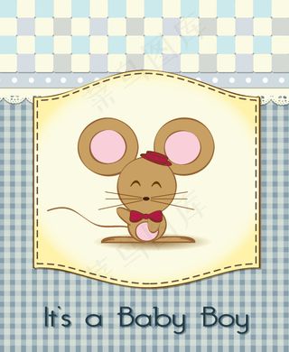 矢量卡通动物玩具插画