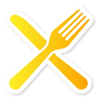 金色旅行美食图标下载