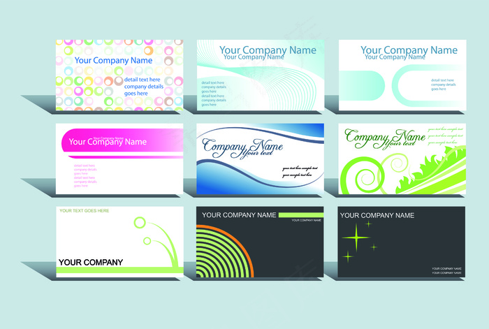 3套实用名片模板